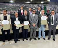 Câmara oficializa Deraldino do Bar Estação, Sérgio Yarid, Ednael Almeida e Norberto Curvelo como Cidadãos Jequieenses