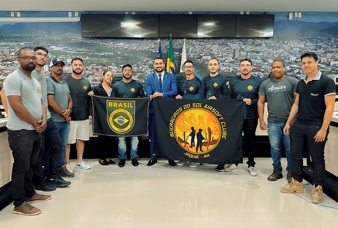 Prática do airsoft é conhecida como atividade esportiva em Jequié por iniciativa do vereador João Paulo